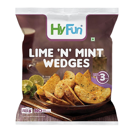 Lime 'n' Mint Potato Wedges    2.5 kg  - HyFun Food Service