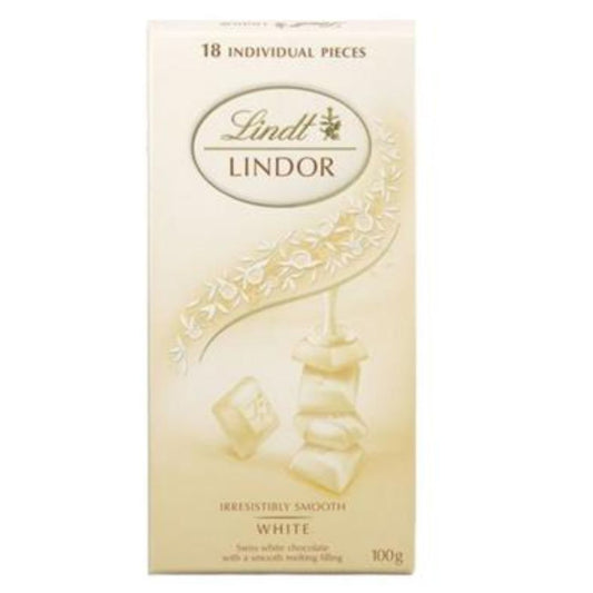 Lindor Singles White 100G Lindt