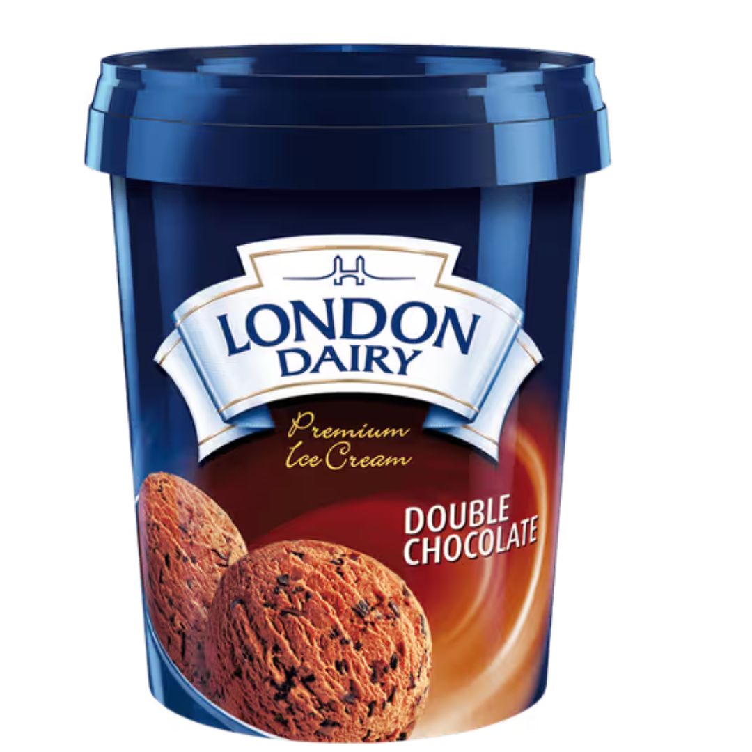 Double Chocolate Ice Cream 500ml London Dairy