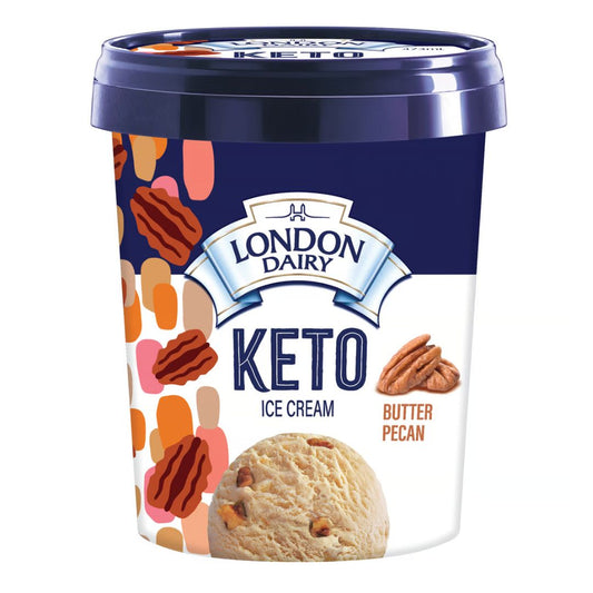 Keto Butter Pecan Ice Cream 473ml London Dairy