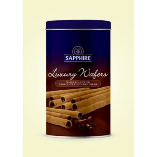 Luxury Wafer Rolls Choco 300g Sapphire