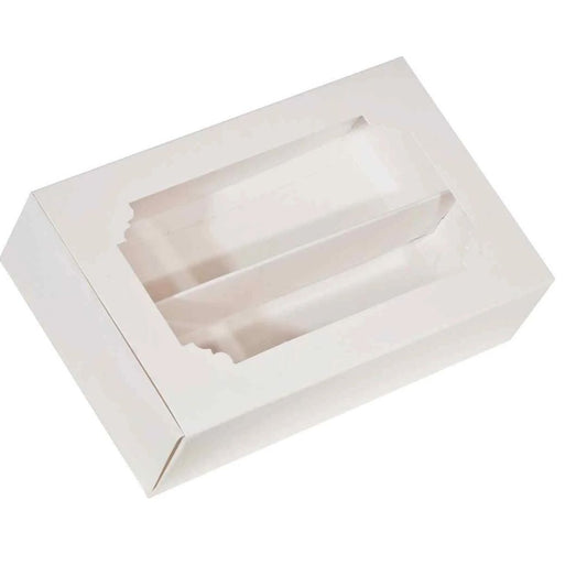 Macaron Box for 12 (12_x19_x5_) White