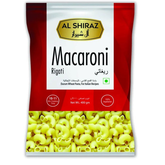 Macaroni durum wheat Pasta 400g AL Shiraz