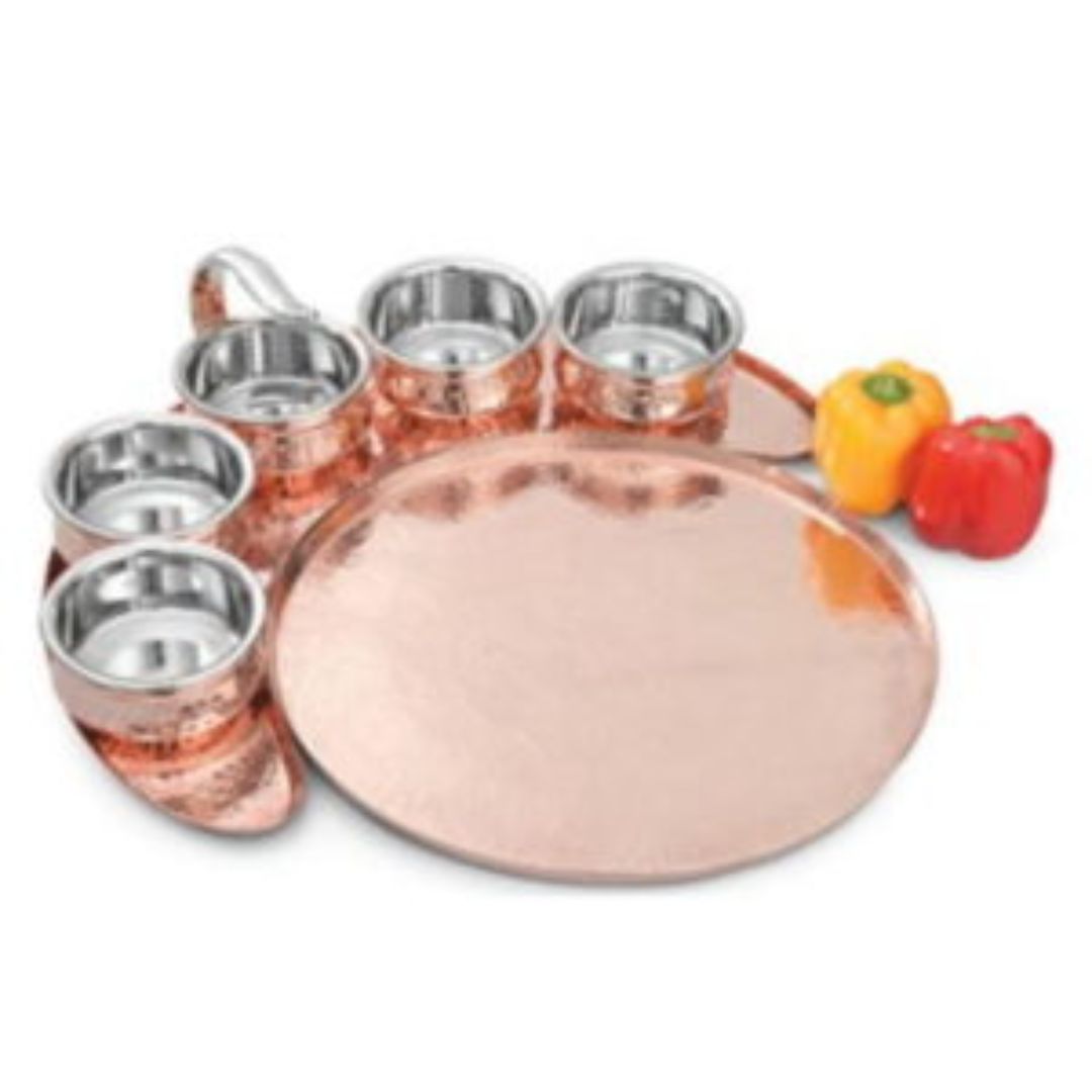 Majestic Thali Set – Big (7 Pcs Set) No. 2 La Coppera