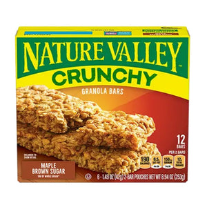 Maple Brown Sugar Crunchy Granola Bars 253g Nature Valley