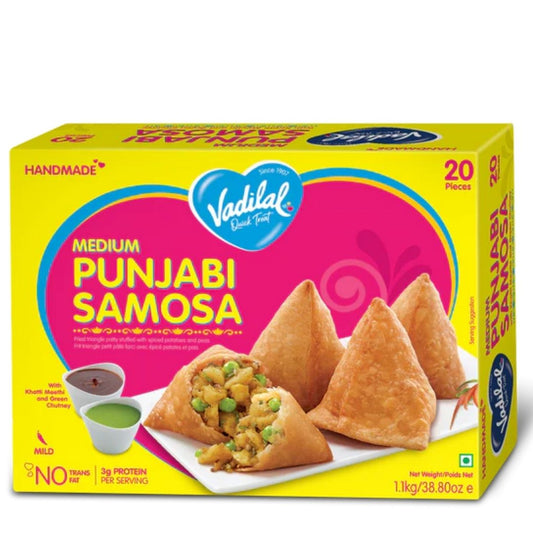 Medium Punjabi Samosa 1.1kg Vadilal