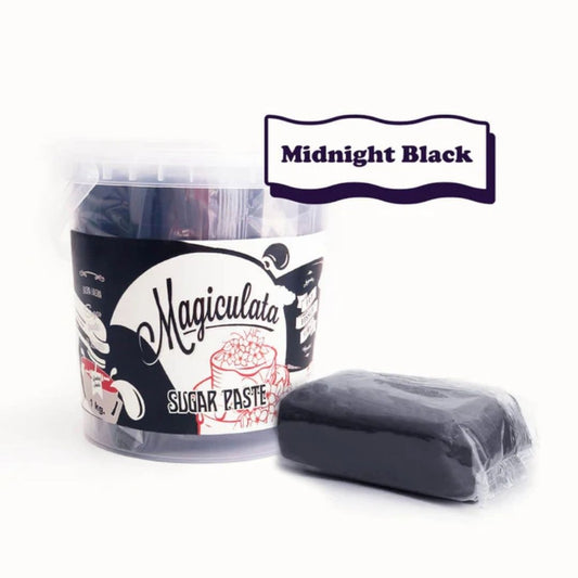 Midnight Black Fondant & Sugar Paste Magic Colours