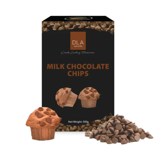 Milk Chocolate Chips 500gm DLA naturals