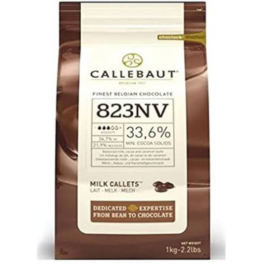 Milk Couverture Chocolate 33.60% 1Kg Callebaut