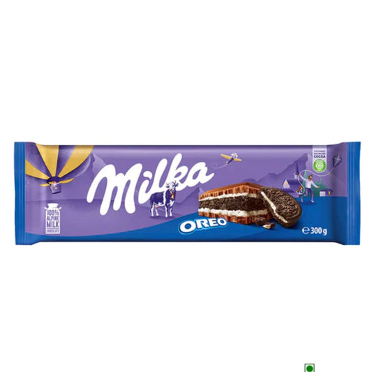 Milk & Oreo Bar 300gm Milka