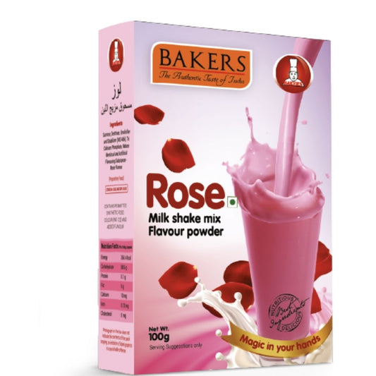 Milkshake Mix Powder Rose 100g Bakers