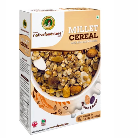 Millet Cereal With Almond & Raising 400g Native food Store