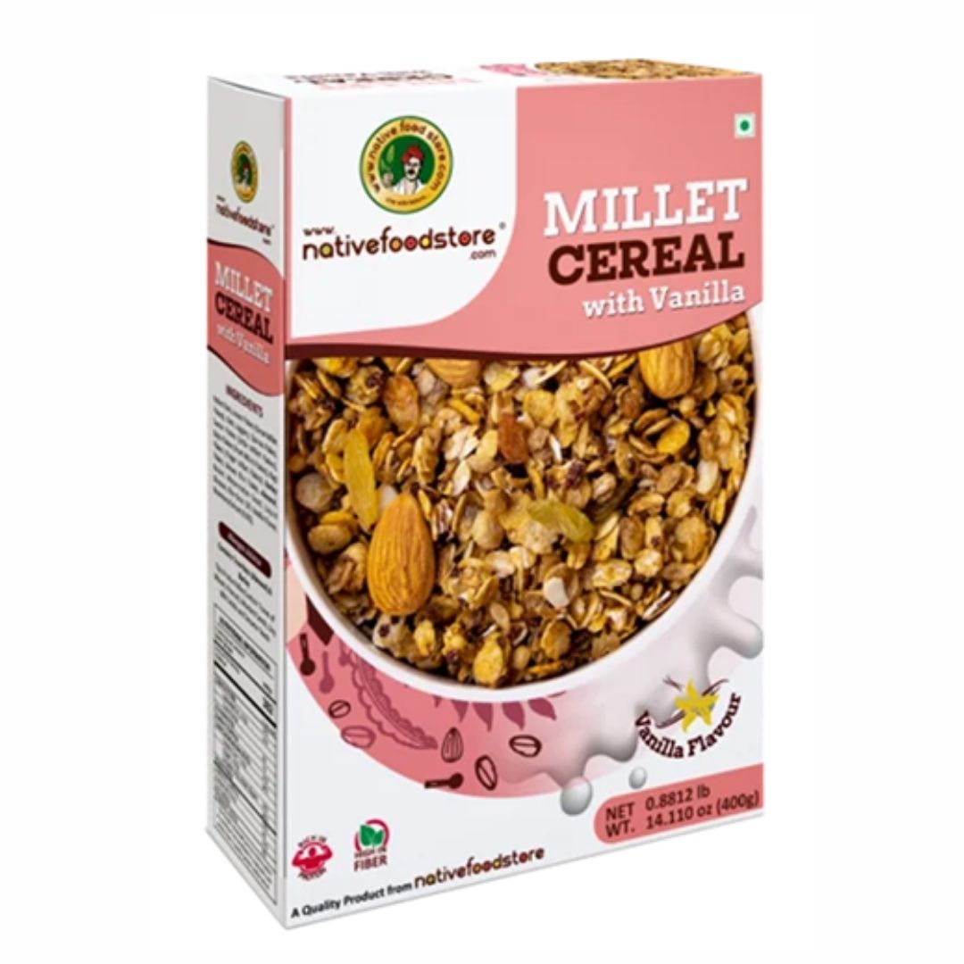 Millet Cereal With Vanilla  400g Native food Store