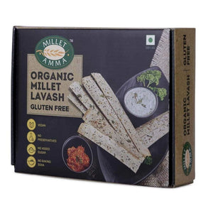 Millet Lavash Gluten Free - 150 Gms Millet Amma