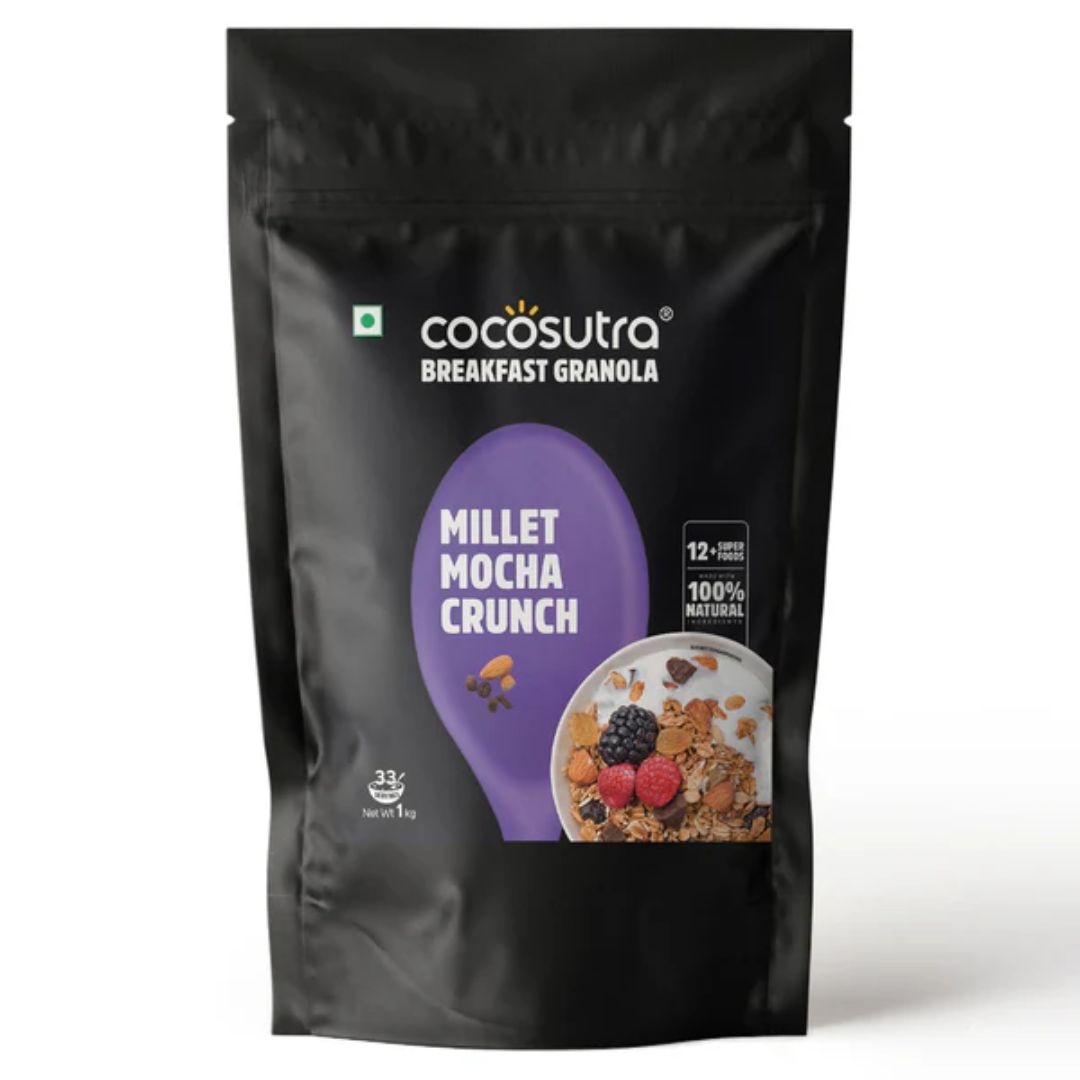 Millet Mocha Crunch Breakfast Granola 1kg