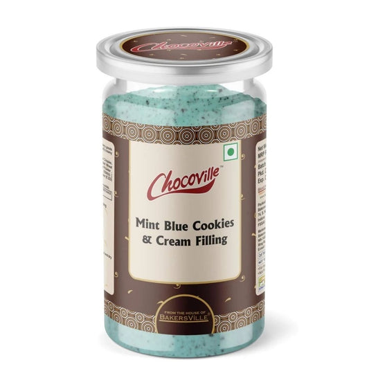 Mint Blue Cookies and Cream Filling, 200g Chocoville