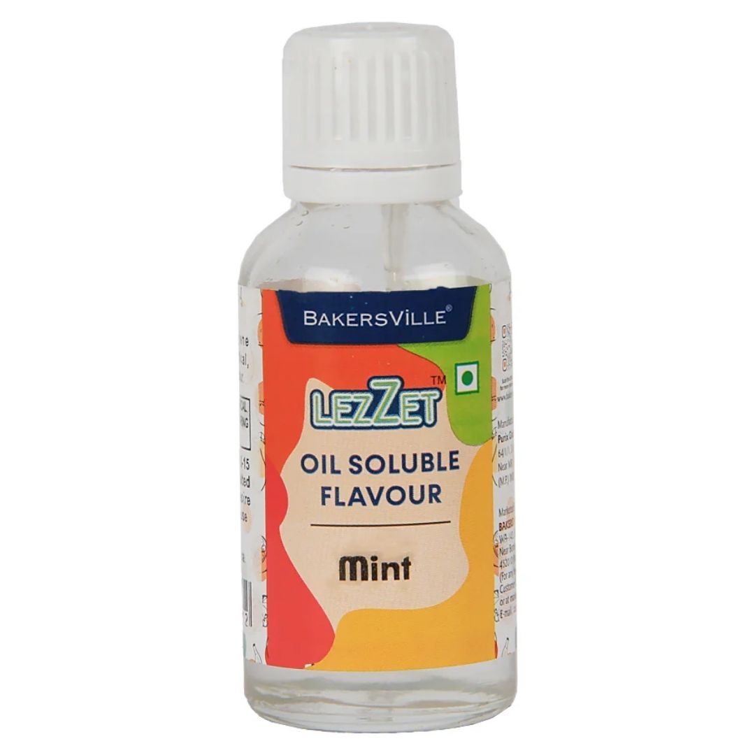 Mint  Lezzet Oil Soluble Flavour 30ml Bakersville