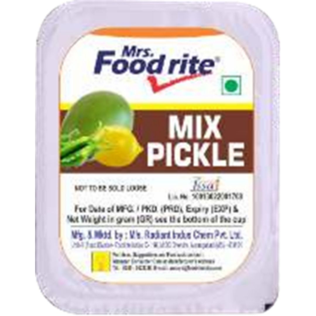 Mix Pickle (15gm x 100pcs)  Mrs Food rite