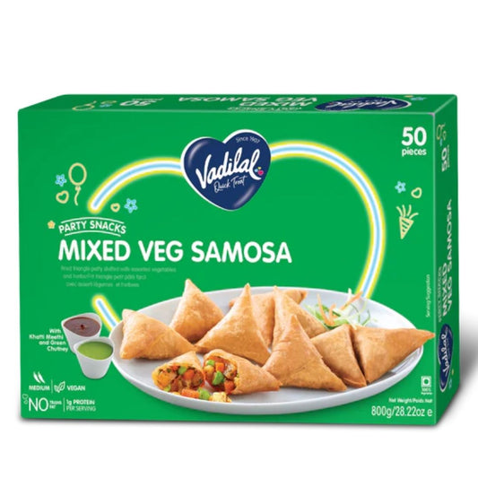 Mixed Veg Samosa 800g Vadilal