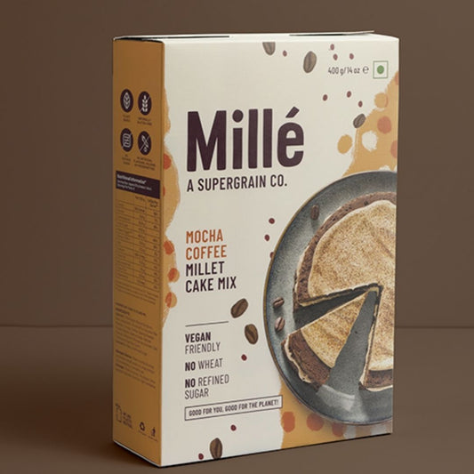 Mocha Coffee Millet Cake Mix Mille Supergrain Co