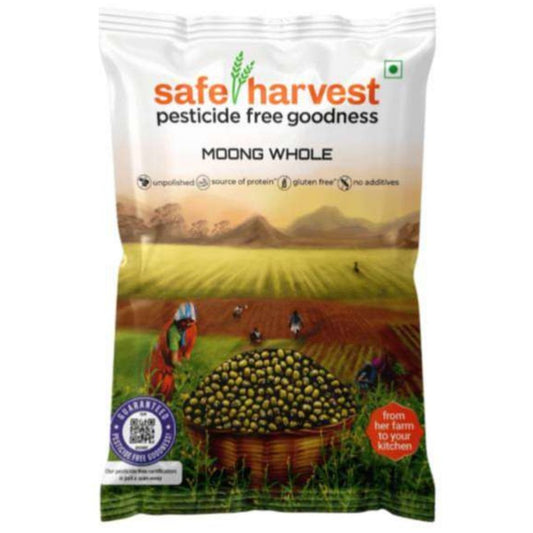 Moong Whole 1kg Safe Harvest