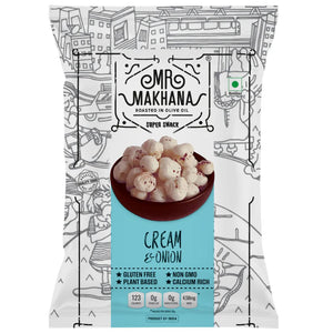 Cream & Onion 25gm Mr Makhana