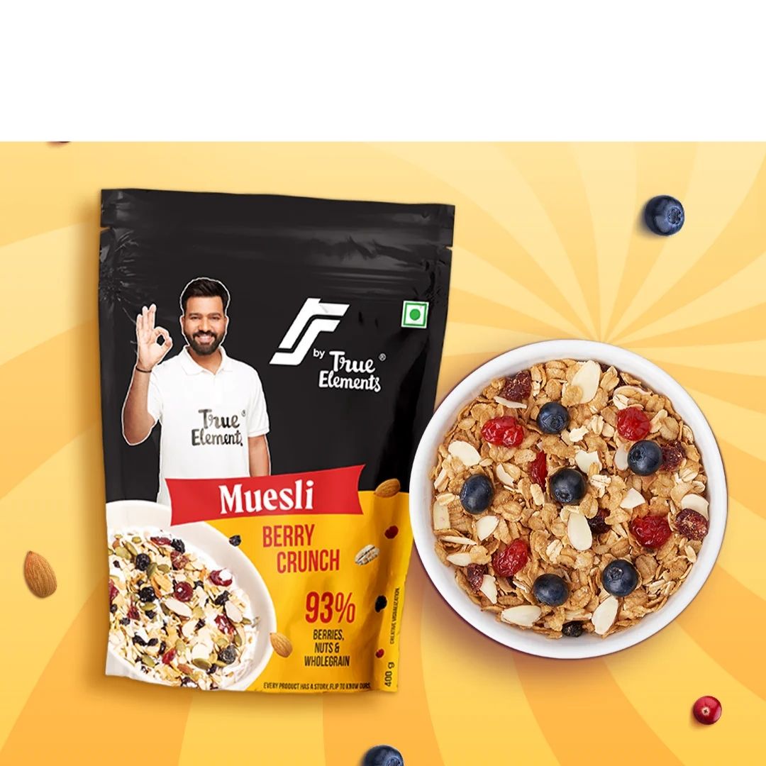 Muesli Berry Crunch 400g True Elements