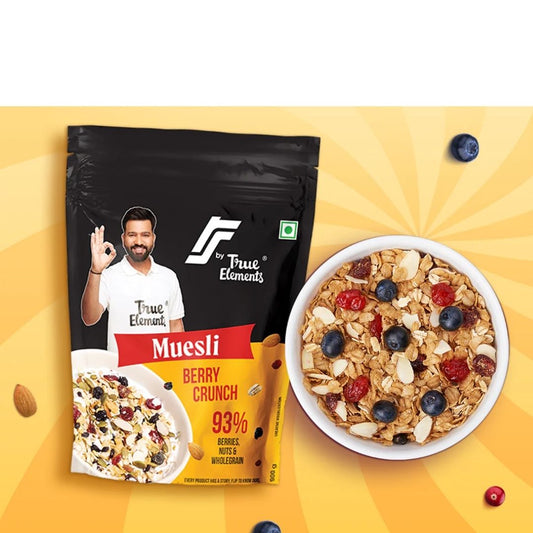 Muesli Berry Crunch 900g True Elements