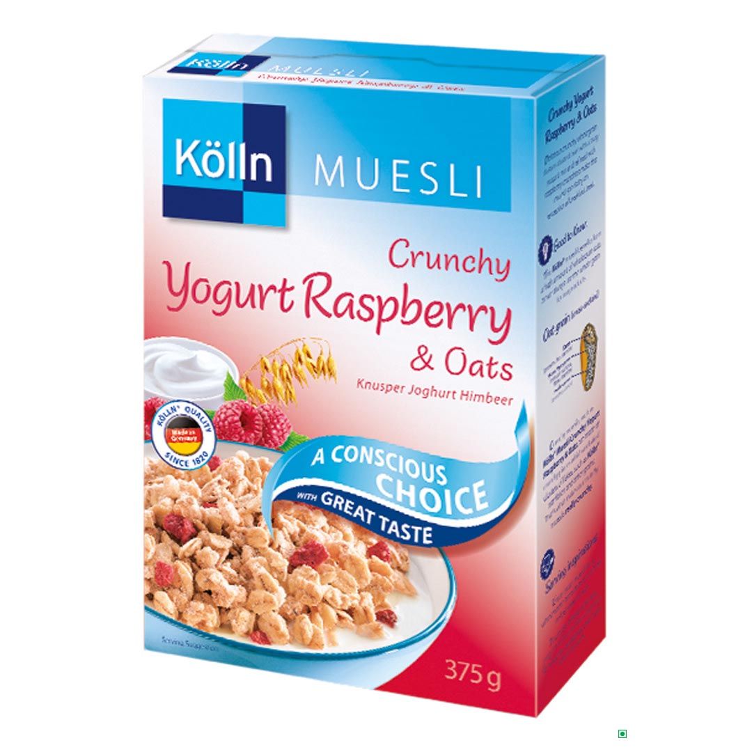 Muesli  Crunchy Yogurt Raspberry & Oats 375g