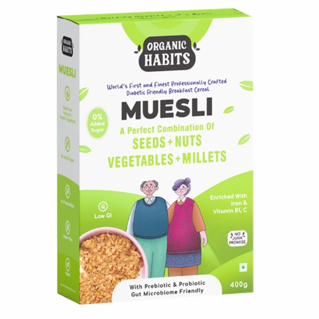 Muesli Seeds+Nuts+Fruits+Vegetables+Millets 400g Organic Habits