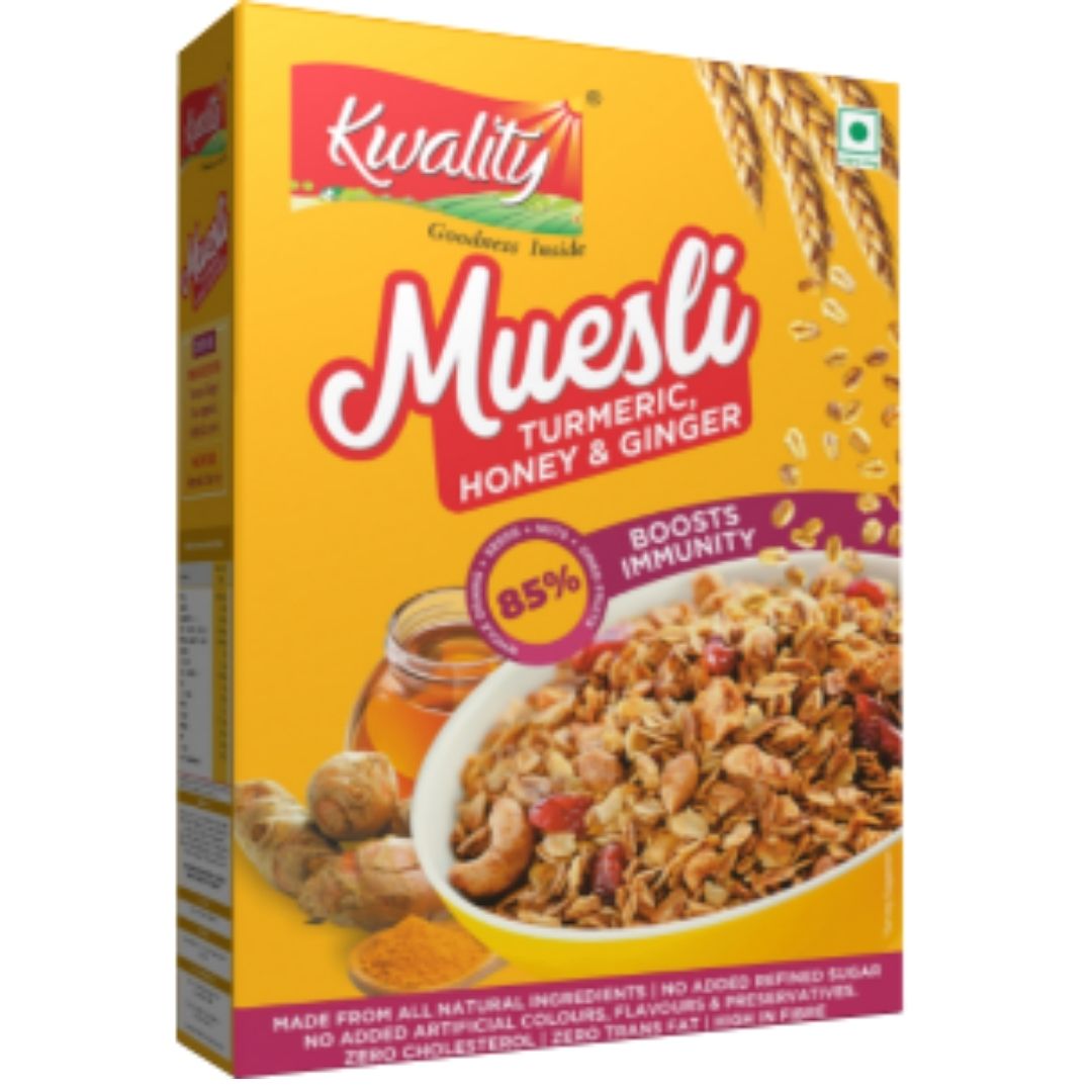 Muesli Turmeric Ginger & Honey  Kwality