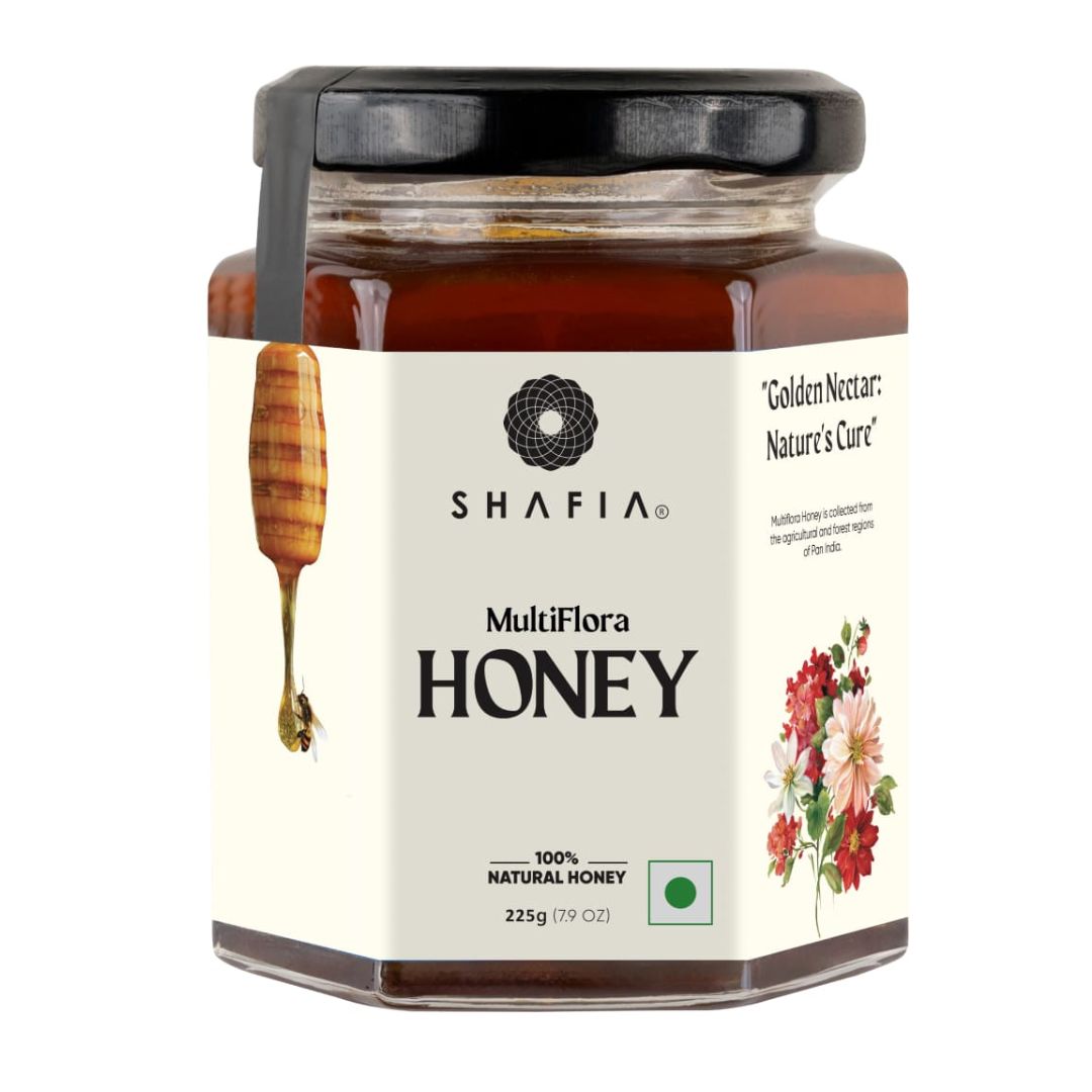 Multi Flora Honey 225gm Shafia