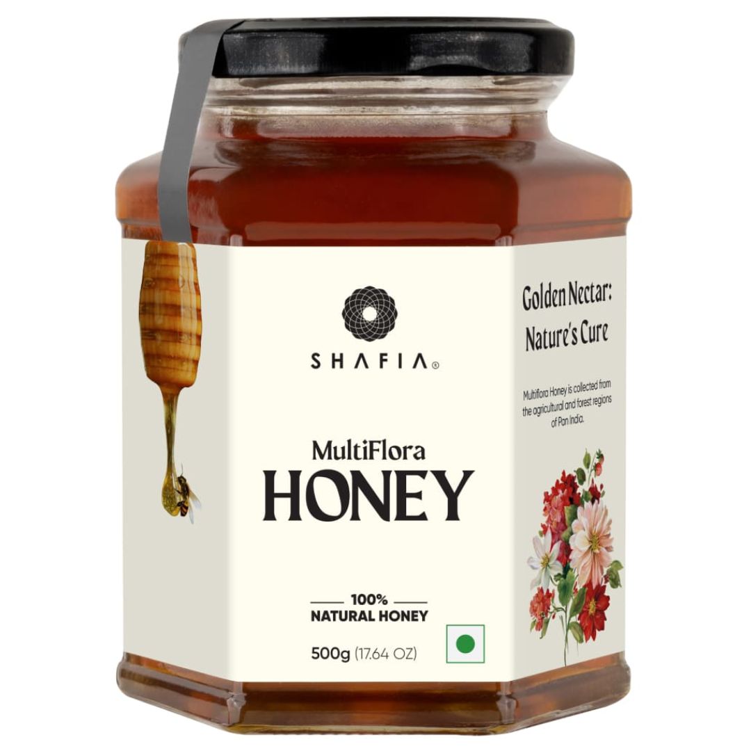 Multi Flora Honey 500gm Shafia