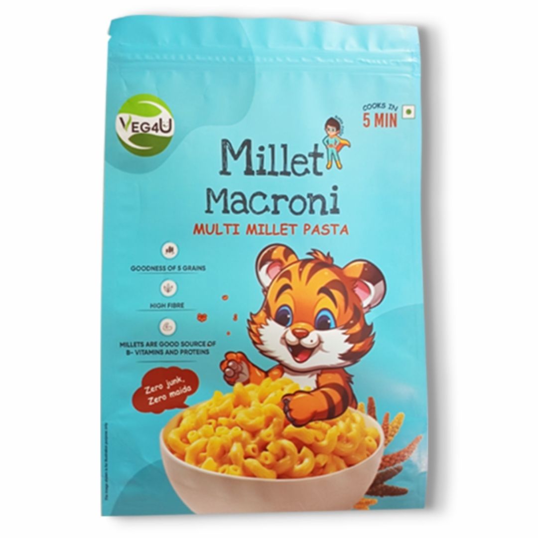 Multi Millet Macroni Pasta  Veg 4 U