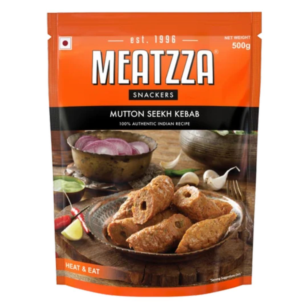 Mutton Seekh Kebab Nv 1Kg Meatzza