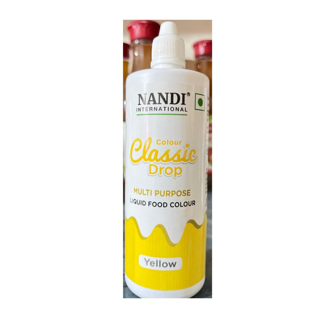 Classic Drop Yellow Liquid Colour-200ml Nandi