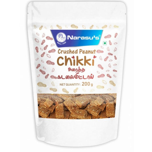 Crushed Peanut Chikki 200gm Narasu's