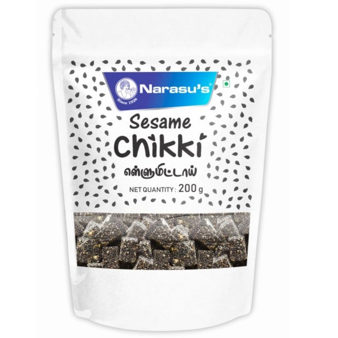 Sesame Chikki 200gm Narasu's