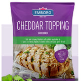 Natural Shredded Cheddar Topping 200g Emborg