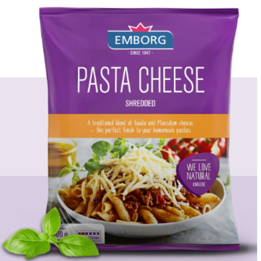 Natural Shredded Pasta Cheese 200g Emborg