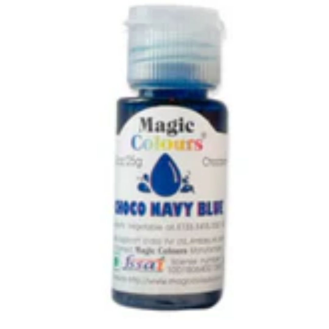 Navy Blue Choco Mini Gels Candy Food Magic Colours