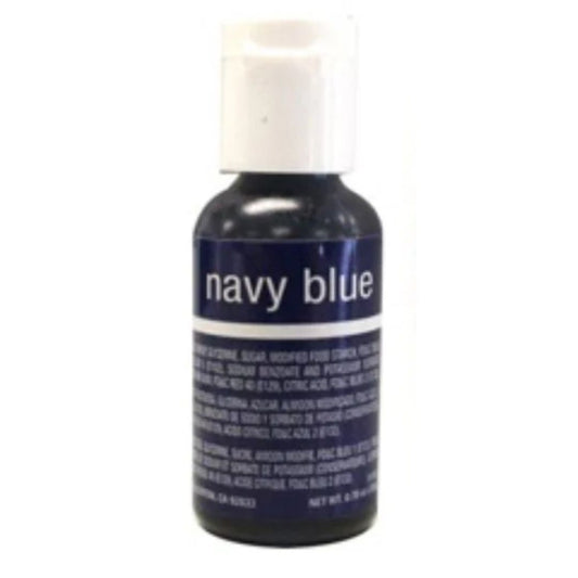 Navy Blue Edible Liqua Gel Colour 20ml Chefmaster