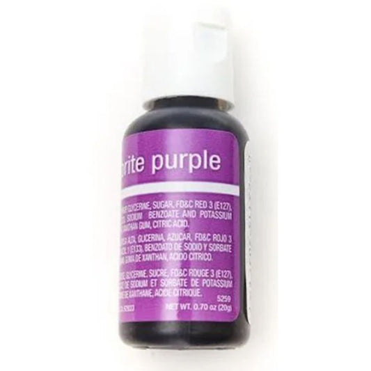 Neon Brite Purple  Edible Liqua Gel Colour 20ml Chefmaster