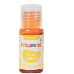 Neon Yellow Colourmist Soft Gel Colour 20g Bakersville