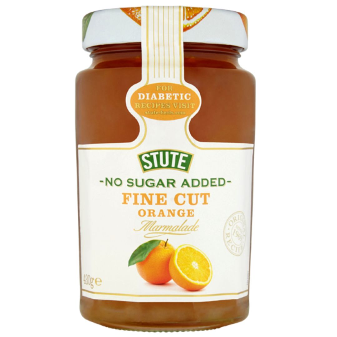 No Sugar Added Fine Cut Orange Marmalade 430g Stute