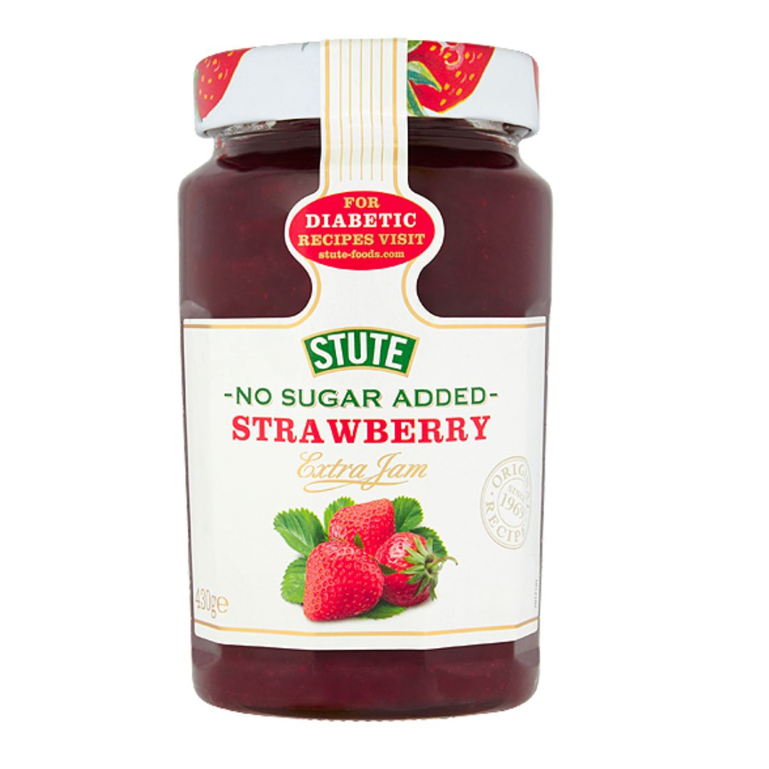 No Sugar Added Strawberry Jam 430g Stute