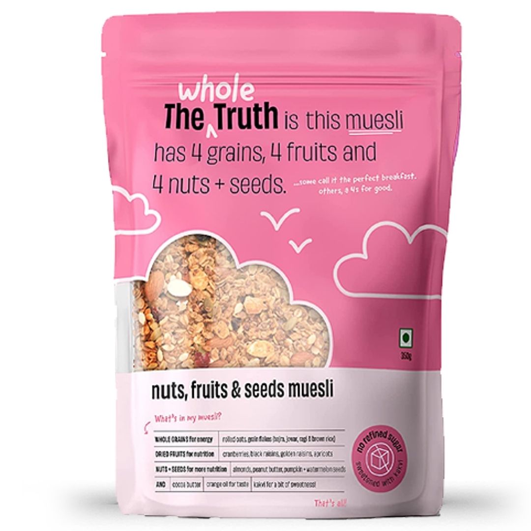 Nuts Fruits & Seeds Muesli 350g Whole The Truth