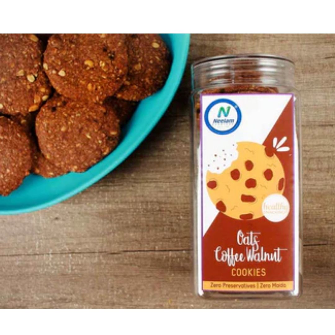 OATS COFFEE WALNUT COOKIES 250 GM NEELAM