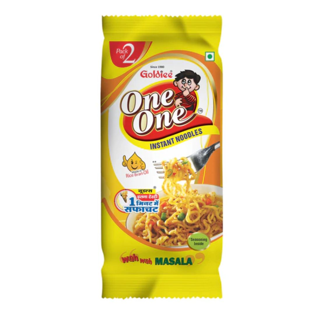 ONE ONE NOODLES MASALA - Pack Of 2 GOLDIEE