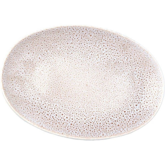 OVAL RIMLESS PLATE  POROUS